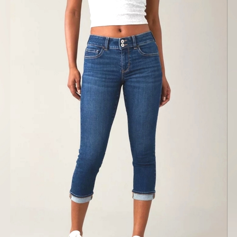 🦅 AE Artist Crop jeans Sz.6 American Eagle super stretch